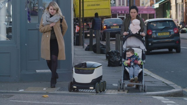 'Delivery Robot Makes Fast Food Run'