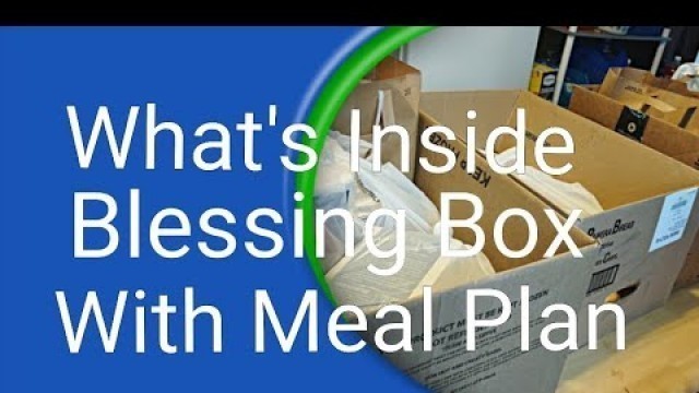 'Unavailing Blessing Box Food Pantry Haul W/Meal Plan #Blessing #Lettuceeat #Foodpantryhaul'