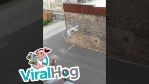 'Drone Food Delivery Fail || ViralHog'