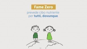 'Un\'alimentazione sana per un mondo #FameZero!'