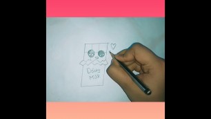 'Easy Cute Drawings of food items | Cut doddles | Vaishnavi Palande'