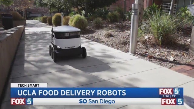 'Tech Smart: UCLA Food Delivery Robots'