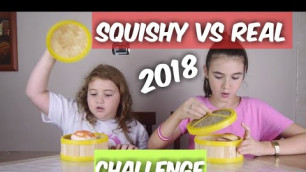 'SQUISHY VS REAL FOOD CHALLENGE 2018 by Marghe Giulia Kawaii'