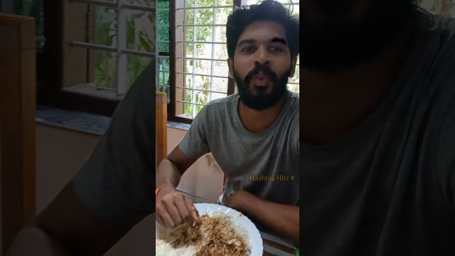 '#shorts.. Fried Rice with Chicken curry.. Homely Food.. വറുത്തരച്ച ചിക്കൻ കറിയും ഫ്രൈഡ് റൈസും..'