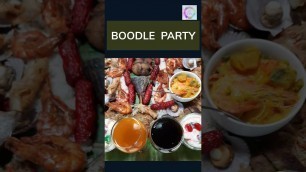 'Boodle Party || Friends Boodle Fight || Home made boodle food || #Shorts'