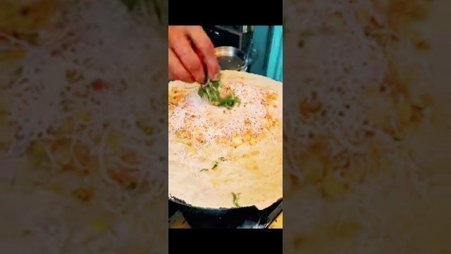 'Biggest Dosa in  Lucknow street #Shorts #Lucknow #Streetfood  #Foodmaking #Dosamaking  #Biggestdosa'