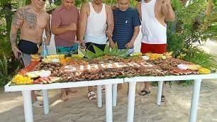 'Boodle fight set up master boy gana'