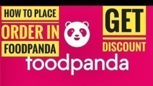 'How to order foodpanda in bangladesh|ফুডপান্ডা অর্ডার দেওয়ার নিয়ম|foodpanda|foodpanda Bangladesh|bd'