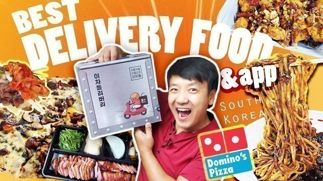 'Trying BEST Korean DELIVERY FOOD | How to Use FOOD APPS & WORST Dominos Pizza in South Korea'