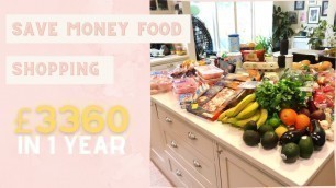 '5 ways to save money food shopping haul / ASDA grocery haul /the financial diet / how to save money'