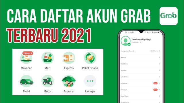 'Cara daftar akun grab terbaru'