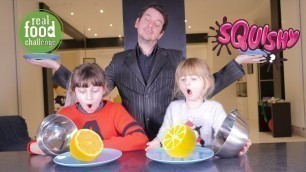 'REAL FOOD VS SQUISHY FOOD CHALLENGE • Ca se mange ou ça se presse ? - Studio Bubble Tea'