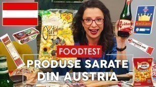 'INCERC PRODUSE DIN AUSTRIA - FOOD TEST'