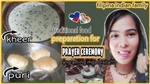 'once in a year only food traditional preparation for prayer ceremony'