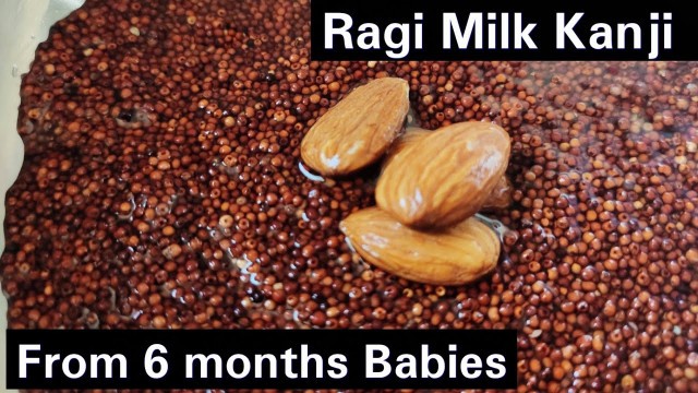 'குழந்தைகளுக்கு ராகி பால் | Doc சொன்ன Recipe Ragi Milk Kanji from 6 months+ Babies | Weight Gain Food'