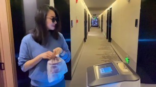 'Room Service Autonomous Food Delivery Robot'