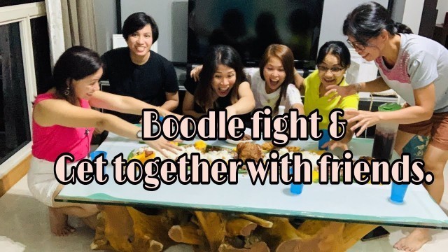 'Boodle fight// get together with friends #ofw #food #simple #offday'