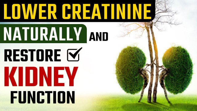 'Lower Creatinine Naturally and Restore Kidney Function'