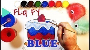 'Art for Kids hub Food  Cake | Coffee | Candy | Ice cream раскраскa торт для детей | colorante pastel'