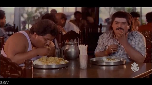 'Jaggesh eat food in hotel without money Comedy Scenes | Kannada Movies Comedy Videos'