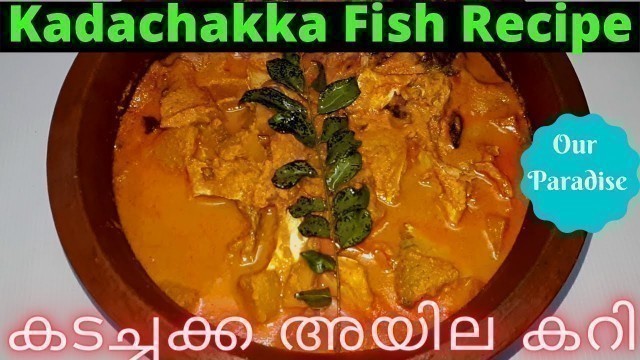 'Kadachakka Fish Curry || Homely food || Fish curry'