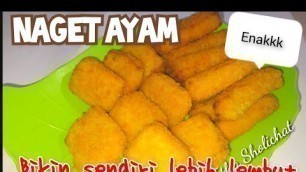 'CARA MEMBUAT NUGGET AYAM HOMEMADE // NUGET AYAM SEHAT || FROZEN FOOD // ITHA SHOLICHAT'