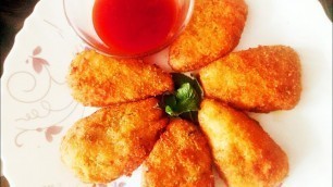 'potato croquet - CRISPY & Tasty snacks'