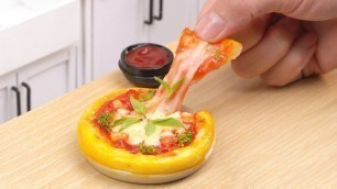 'Delicious Miniature New York Pizza Recipe | Best of Miniature Cooking | Tiny Cakes'