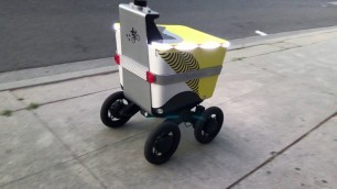 'Postmates Serve Robot Out on Delivery'