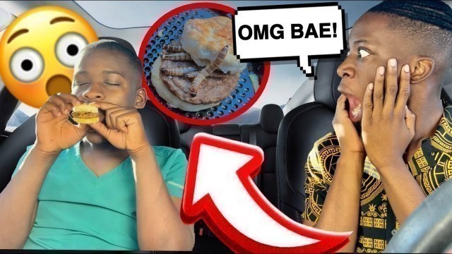 'I PUT WORMS IN MY BOYFRIEND FOOD PRANK !! * BAD IDEA * || VLOGMAS DAY 8'