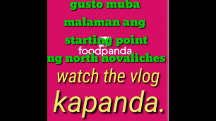 'foodpanda Starting point north novaliches'