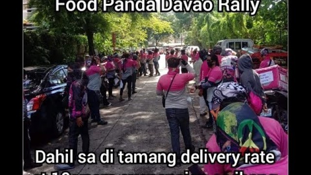 'Food Panda Davao Rally July 15, 2021'