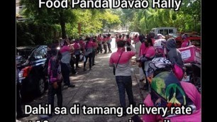 'Food Panda Davao Rally July 15, 2021'