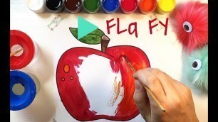 'Art for Kids Hub  Food | Apple | Pear | Star | Sun | раскраска |  colorante pastel'