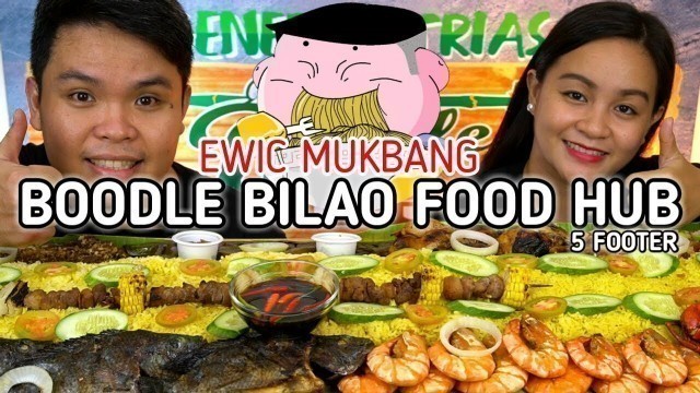 '5 FOOTER BOODLE BILAO FOOD HUB Mukbang (General Trias Branch) Filipino Food Mukbang / Ewic Mukbang'