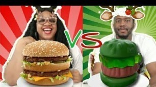 'ASMR REAL FOOD VS GUMMY FOOD CHALLENGE By The Prince Family'