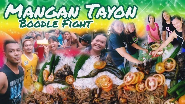 'ILOKANO Boodle Fight ¦ MANGAN TAYON'