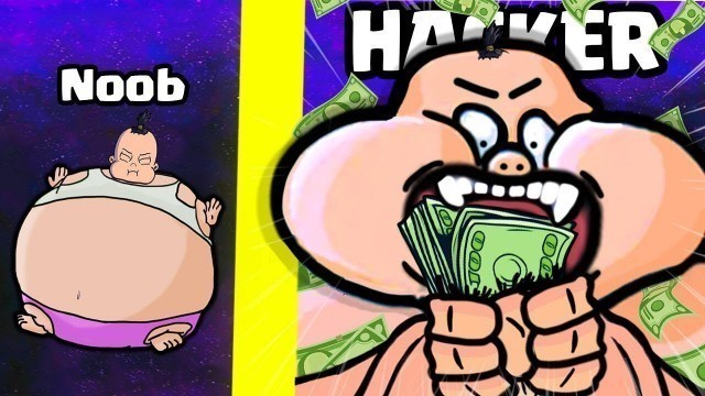 'EATING MONEY to become OVERWEIGHT FAT... (Food Fighter Clicker New Update)'