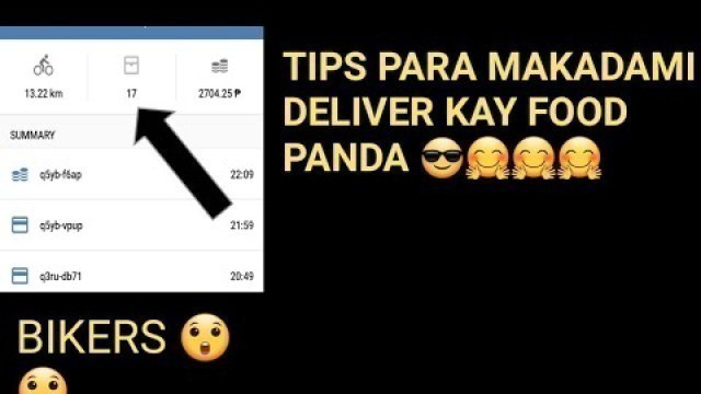 'Paano makadami deliver kay food panda ??'