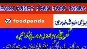 'Earn up to Rs 50,000 at home by cooking with Food Panda |گھر بیٹھے 50 ہزار تک پیسےکمائیں'