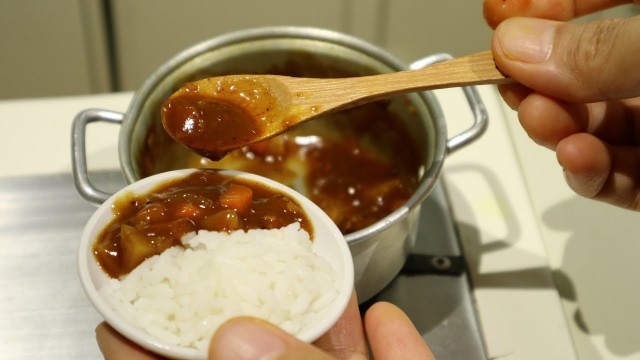 'JAPANESE CHICKEN CURRY | MINIATURE COOKING BY Miniature Cusina | ASMR | MINI FOOD | COOKING SOUND'