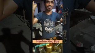 'Hard Working boy Ka SirKe wala Achar Lucknow Street Food #Shorts'