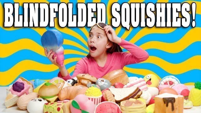 'BLINDFOLDED SQUISHY CHALLENGE 2!!! My Giant Squishy Collection!'