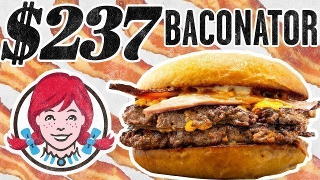 '$237 Wendy’s Baconator Taste Test | FANCY FAST FOOD'