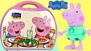 'Peppa Pig Cooking Mini Pizza Shop Pizzeria Chef Set Carry Case'