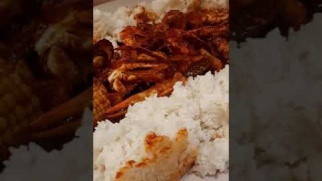 'SPICY MIXED SEAFOODS AT DAMPA BOODLE FIGHT #shorts #food'