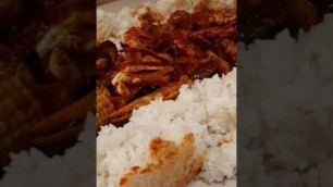 'SPICY MIXED SEAFOODS AT DAMPA BOODLE FIGHT #shorts #food'