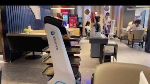 'Food Delivery Robot T5 in a Restaurant in China'