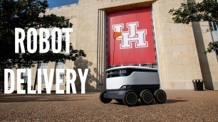 'Starship Autonomous Food Delivery Robots Deployed at University of Houston'