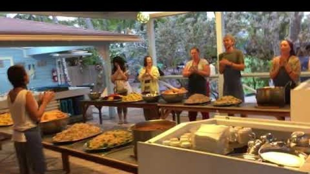 'Sivananda Bahamas ashram meal prayer'